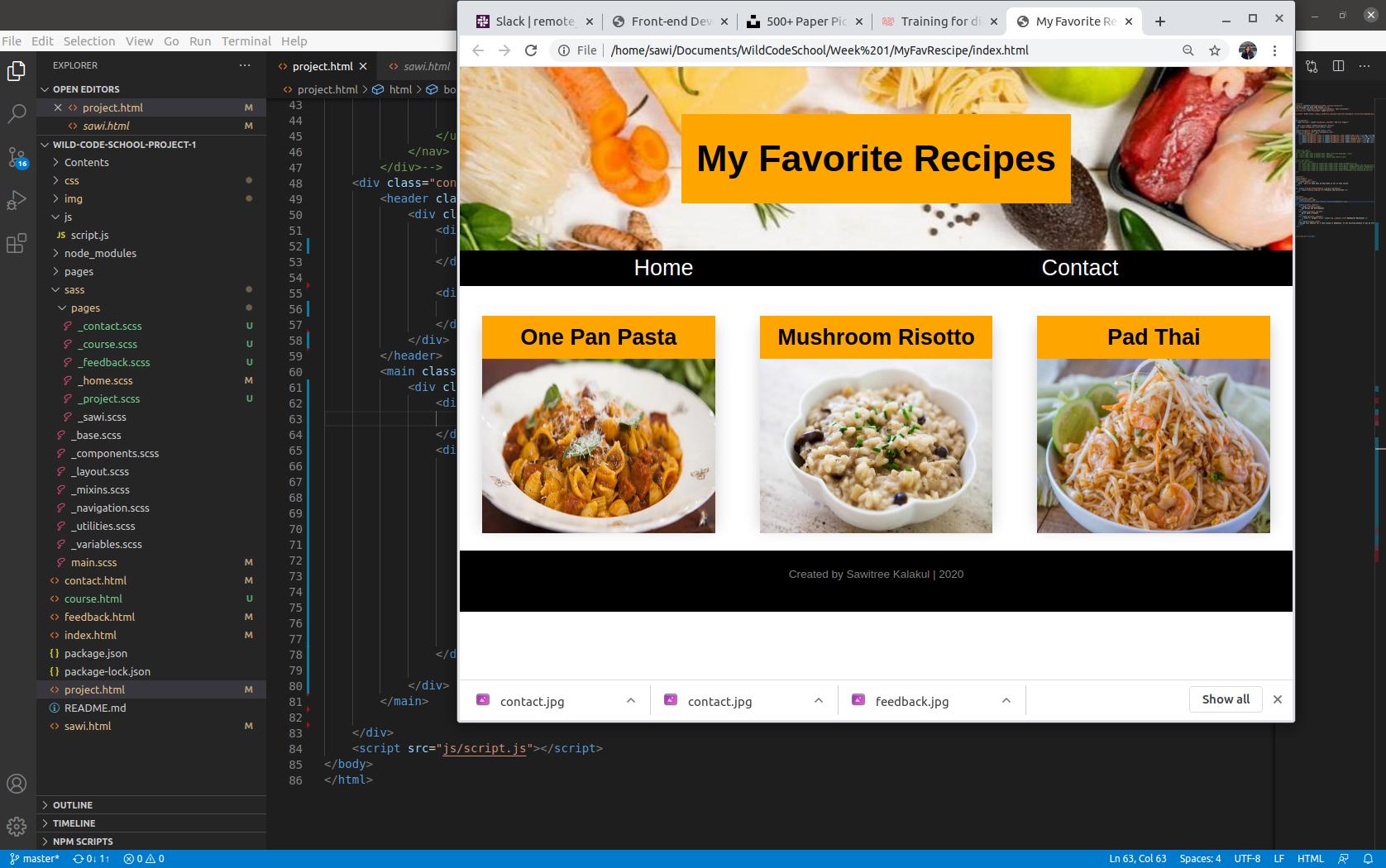 Recipes website photo